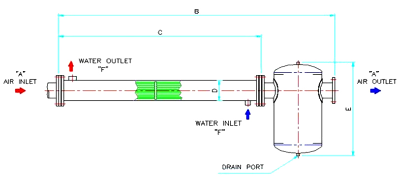 수냉식 후냉각기